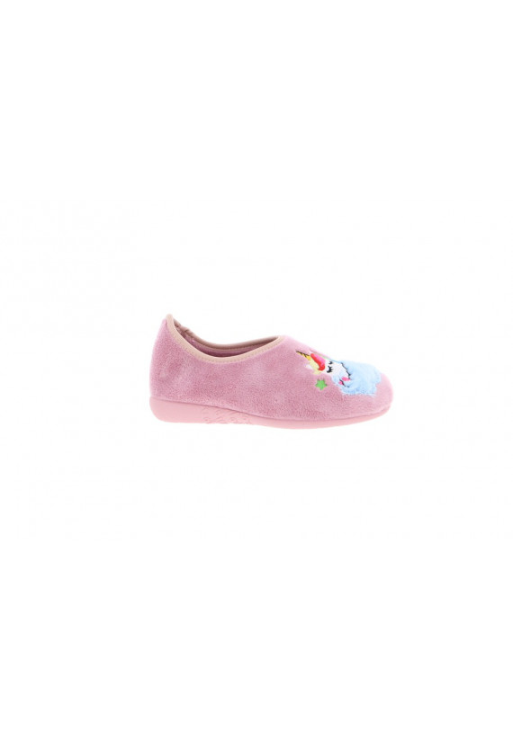 Chaussures Cypres 5201-140 5201-140 Filles Pantoufles DUVETINE ROSE