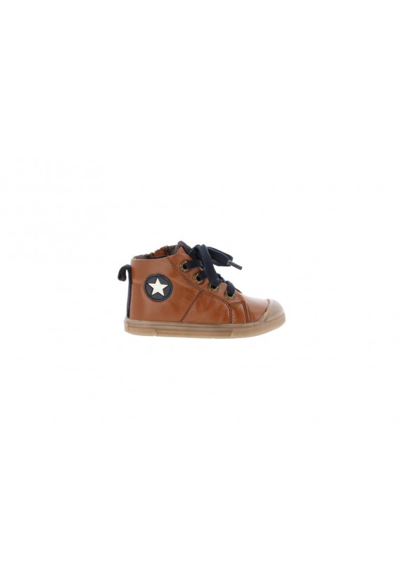 Chaussures Pinocchio F-589 F-589 Garçons Bottines CUIR COGNAC