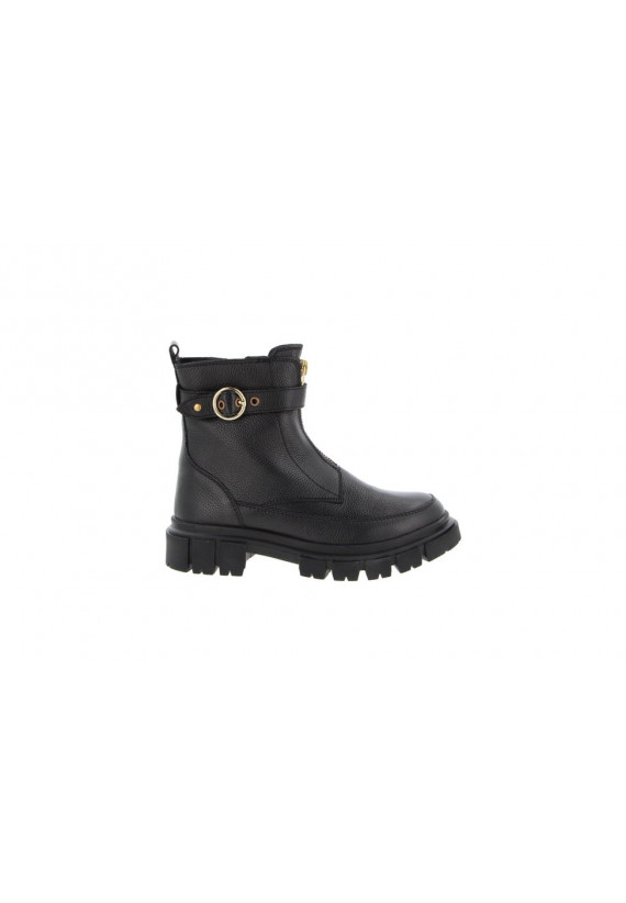 Chaussures Cypres B0011147 B0011147 Filles Boots CUIR NOIR