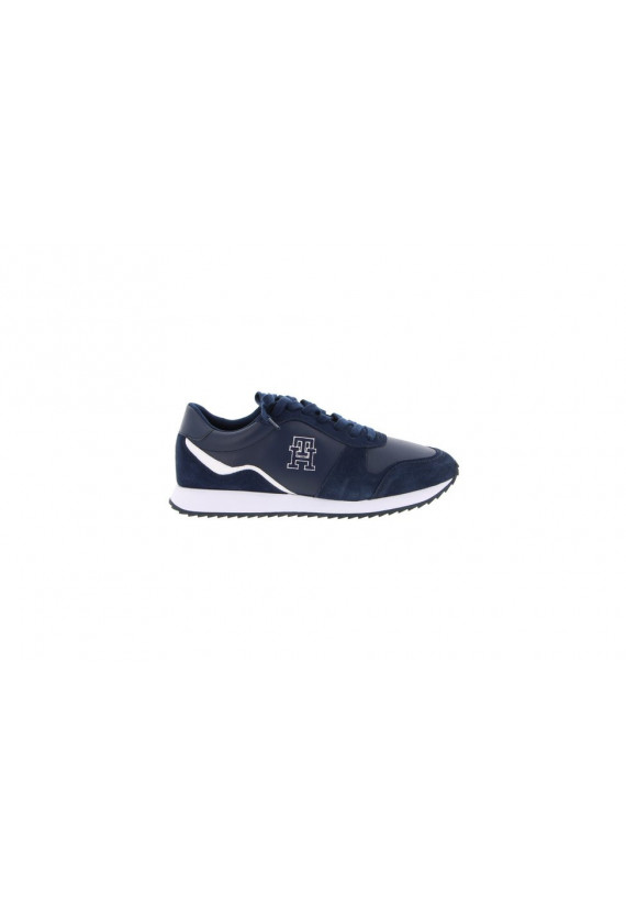 Chaussures TOMMY HILFIGER FM0FM04479 RUNNER EVO LEATHER FM0FM04479 RUNNER EVO LEATHER Hommes Sneaker
