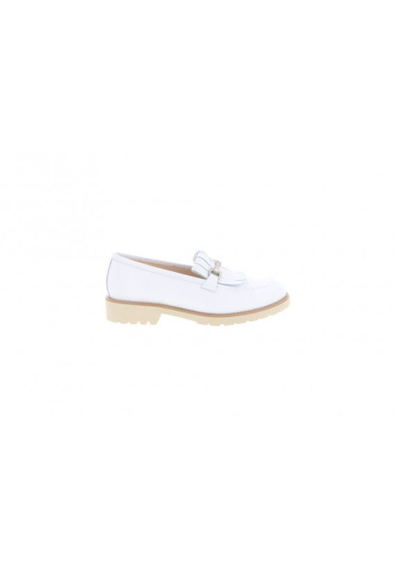 Chaussures NERO GIARDINI 06211 06211 Dames Mocassins CUIR BLANC