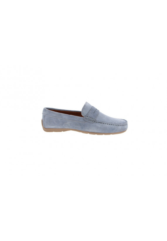 Chaussures Cypres 2936 2936 Hommes Mocassins NUBUCK BLEU
