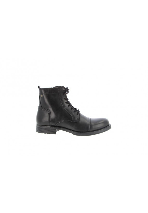 Chaussures JACK&JONES JFWRUSSEL LEATHER 19 LN JFWRUSSEL LEATHER 19 LN Hommes Boots NOIR