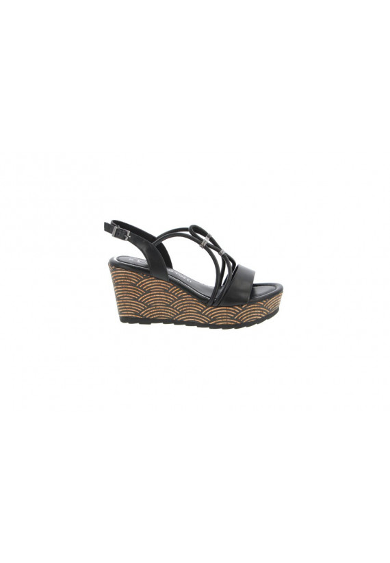Chaussures MARCO TOZZI 2-28349-42 2-28349-42 Dames Sandales NOIR
