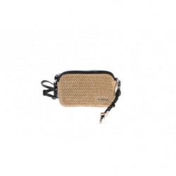 YO03 MONE HALF LOGO RAFFIA...