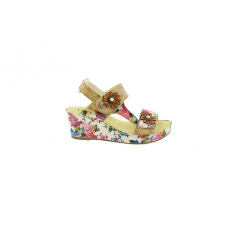 Chaussures LAURA VITA FACDIAO 37 FACDIAO 37 Dames Sandales MULTICOLOR