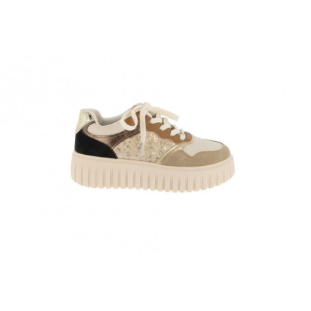 Chaussures Tendance 98-68 98-68 Dames Sneaker BEIGE