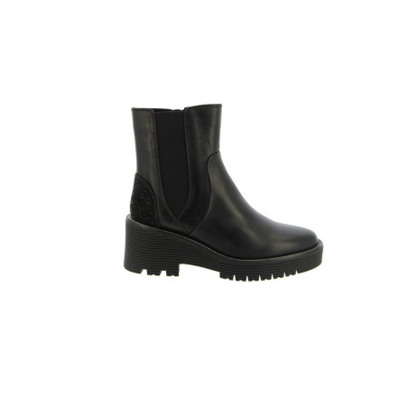 Chaussures Regarde Le Ciel SADHY - 08 SADHY - 08 Dames Boots NOIR