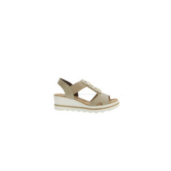 Chaussures RIEKER 67498 67498 Dames Sandales  BEIGE