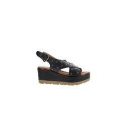 Chaussures Cypres 030.107.3229.1 030.107.3229.1 Dames Sandales  NOIR
