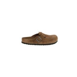 Chaussures BIRKENSTOCK BOSTON SOFT FOOTBED SUEDE LEATHER 1030861 DARK TEA BOSTON SOFT FOOTBED SUEDE 