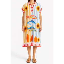 Textiles Tendance 8718 8718 Dames Robes  MULTICOLOR