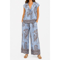 Textiles Lokita LOK9226 LOK9226 Dames Pantalons  BLEU