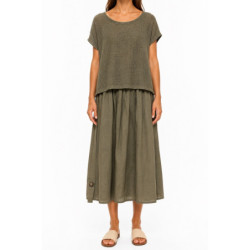 Textiles Tendance 25162 25162 Dames Robes  KAKI