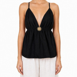 Textiles Tendance 3228 3228 Dames Blouses NOIR
