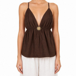 Textiles Tendance 3228 3228 Dames Blouses BRUN