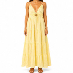 Textiles Tendance 2757 2757 Dames Robes  JAUNE