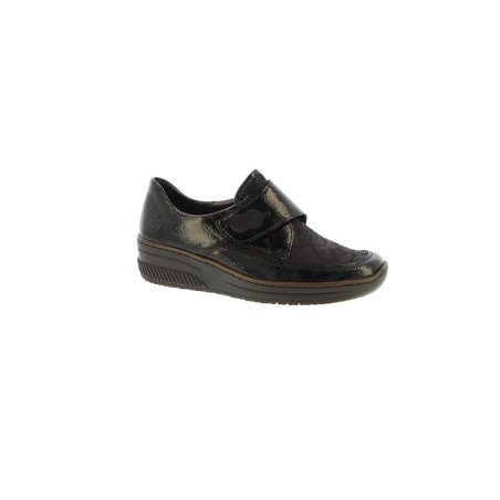 Chaussures RIEKER 487C0 487C0 Dames Velcros NOIR