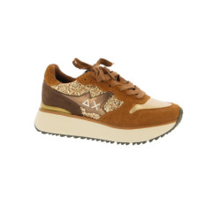 Chaussures SUN68 CPZ46230 BIG STARGIRL GLITTER CPZ46230 BIG STARGIRL GLITTER Dames Sneaker  CAMEL
