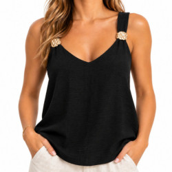 Textiles Tendance 9077 9077 Dames Blouses  NOIR