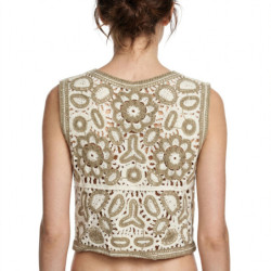 Textiles Tendance 291 291 Dames Gilets  BEIGE