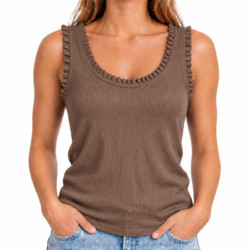 Textiles Tendance 0098 0098 Dames Blouses  BRUN