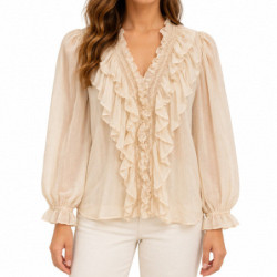 Textiles Morgan CATHY CATHY Dames Chemisiers BEIGE