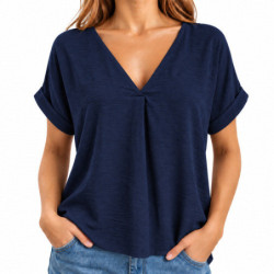 Textiles Tendance 6312 6312 Dames Blouses  BLEU