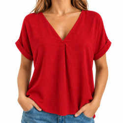 Textiles Tendance 6312 6312 Dames Blouses  ROUGE