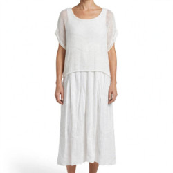 Textiles Tendance R25162 R25162 Dames Robes  BLANC