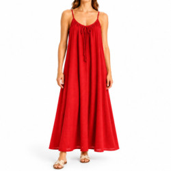 Textiles Tendance 0821 0821 Dames Robes  ROUGE