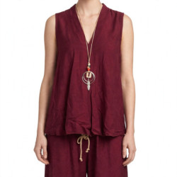 Textiles Tendance 6327 6327 Dames Blouses  BORDEAUX