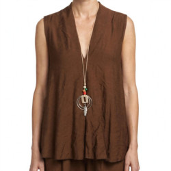 Textiles Tendance 6327 6327 Dames Blouses  BRONZE