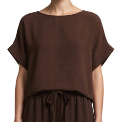 Textiles Tendance 6301 HAUT 6301 HAUT Dames Blouses  BRUN