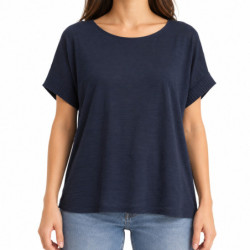 Textiles Tendance 6301 HAUT 6301 HAUT Dames Blouses  BLEU