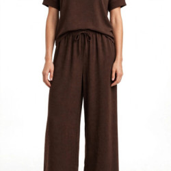 Textiles Tendance 6301 BAS 6301 BAS Dames Pantalons  BRUN