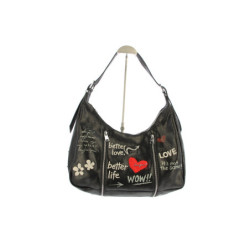 Maroquinerie et Accessoires DESIGUAL XPA3 WOW HEAVEN MAXI XPA3 WOW HEAVEN MAXI Dames Sacs  NOIR