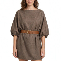 Textiles Tendance 35526 P09 35526 P09 Dames Robes  BRUN