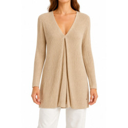 Textiles Morgan MIRZOU MIRZOU Dames Gilets Longs DORE