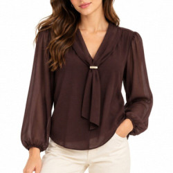 Textiles Morgan THIVAL THIVAL Dames Blouses  BRUN