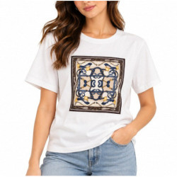 Textiles Morgan DFOULAR DFOULAR Dames T-Shirts  BLANC