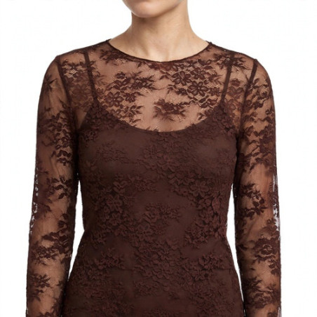 Textiles Tendance 8353 8353 Dames Blouses BRUN