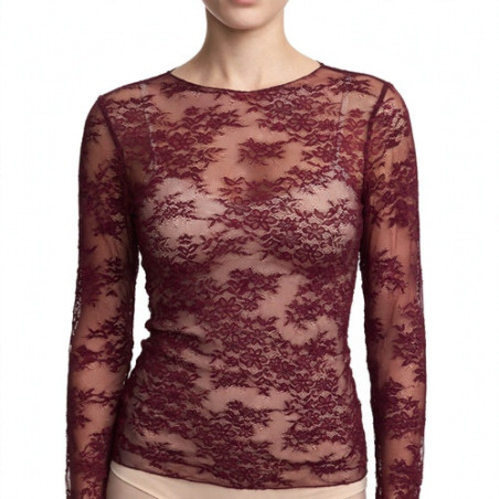 Textiles Tendance 8353 8353 Dames Blouses BORDEAUX