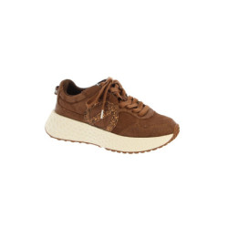 Chaussures NO NAME CARTER JOGGER W PONY/GLITTER CARTER JOGGER W PONY/GLITTER Dames Sneaker  BRUN