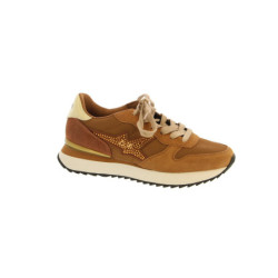 Chaussures SUN68 CPZ46223 STARGIRL STRASS LOGO CPZ46223 STARGIRL STRASS LOGO Dames Sneaker  COGNAC