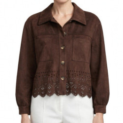 Textiles Tendance 26569 26569 Dames Vestes  BRUN