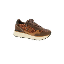 Chaussures SUN68 CPZ46219 BIG ALLY SEQUIN CPZ46219 BIG ALLY SEQUIN Dames Sneaker  BRUN