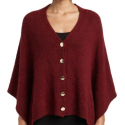 Textiles Tendance 5227 5227 Dames Ponchos BORDEAUX